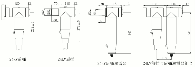 今年会24kV欧式630A屏蔽型可分离连接器尺寸图.gif